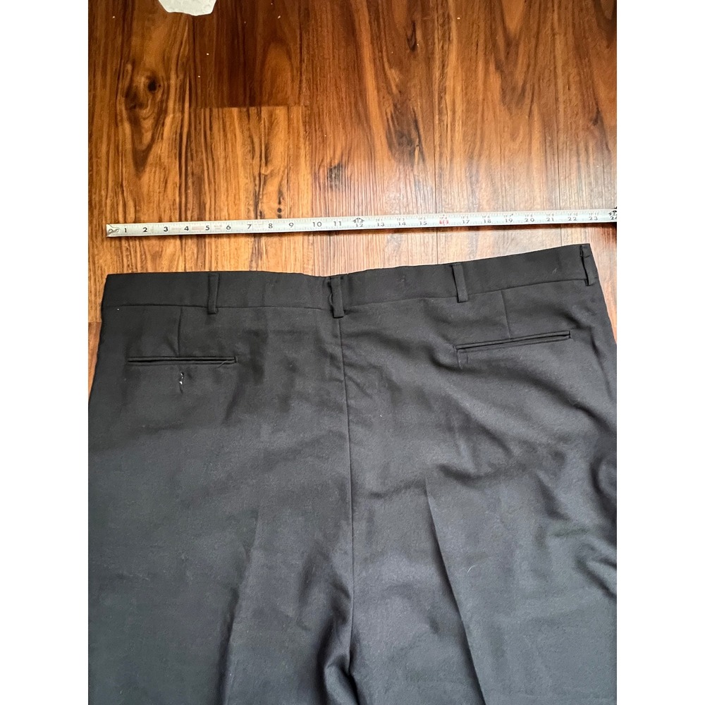 Unbranded Dress Pants Mens 40x26 Black Excellent Straight Leg Formal Trousers